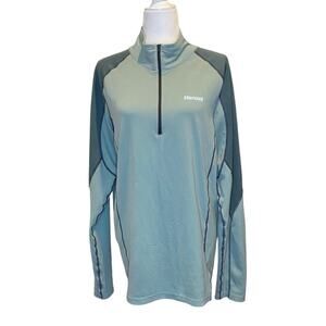 MARMOT Seafoam Green 1/4‎ zip Running/Track Jacket Size XL